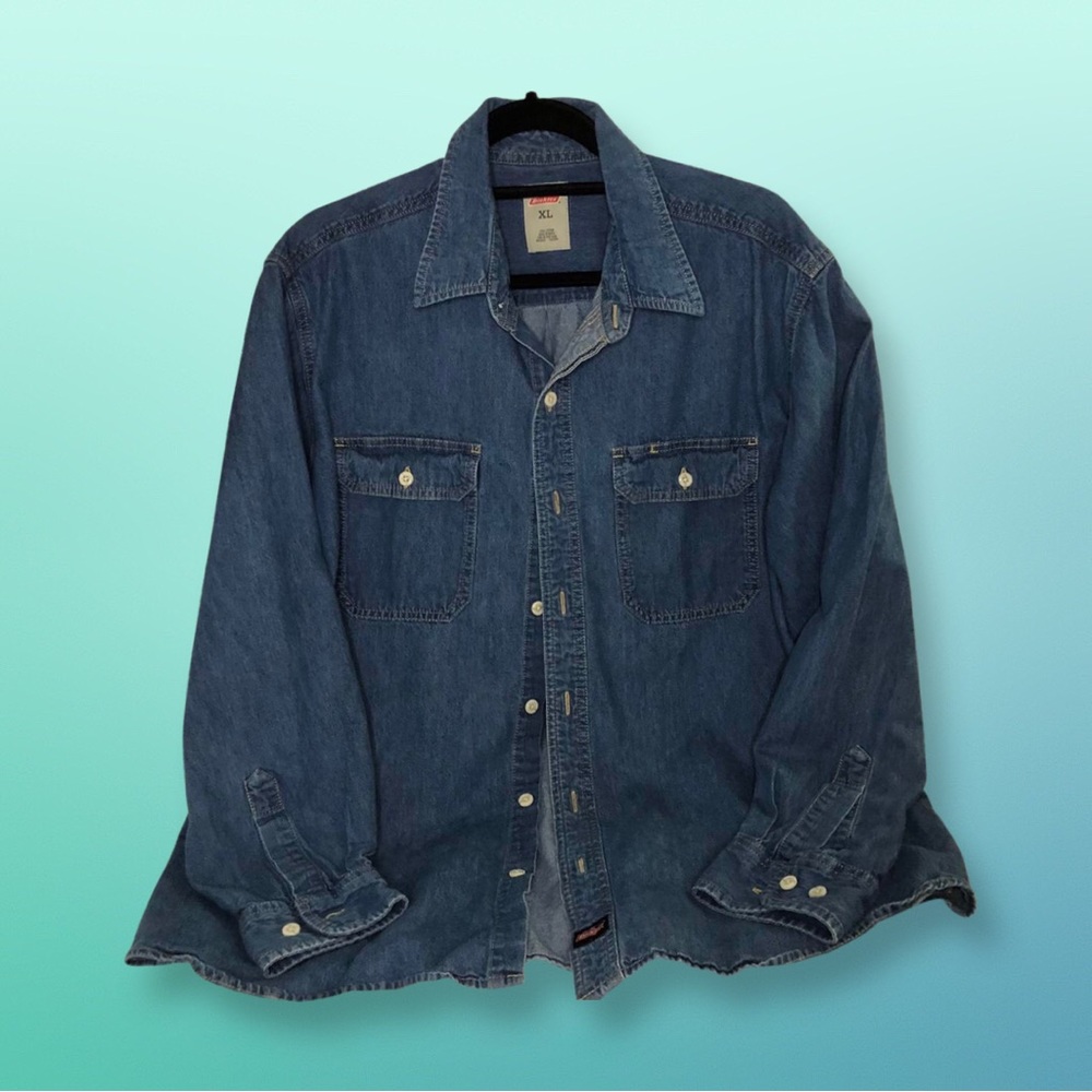 Dickies | Shirt | Men Denim Button down shirt